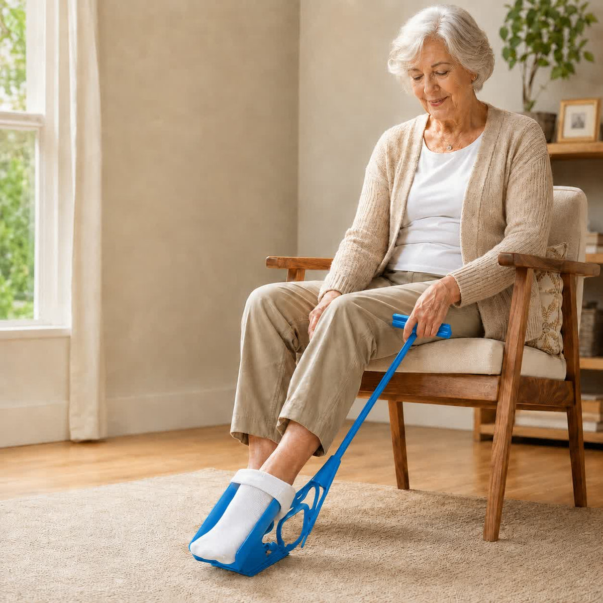 3-in-1 No-Bend Sock & Shoe Aid