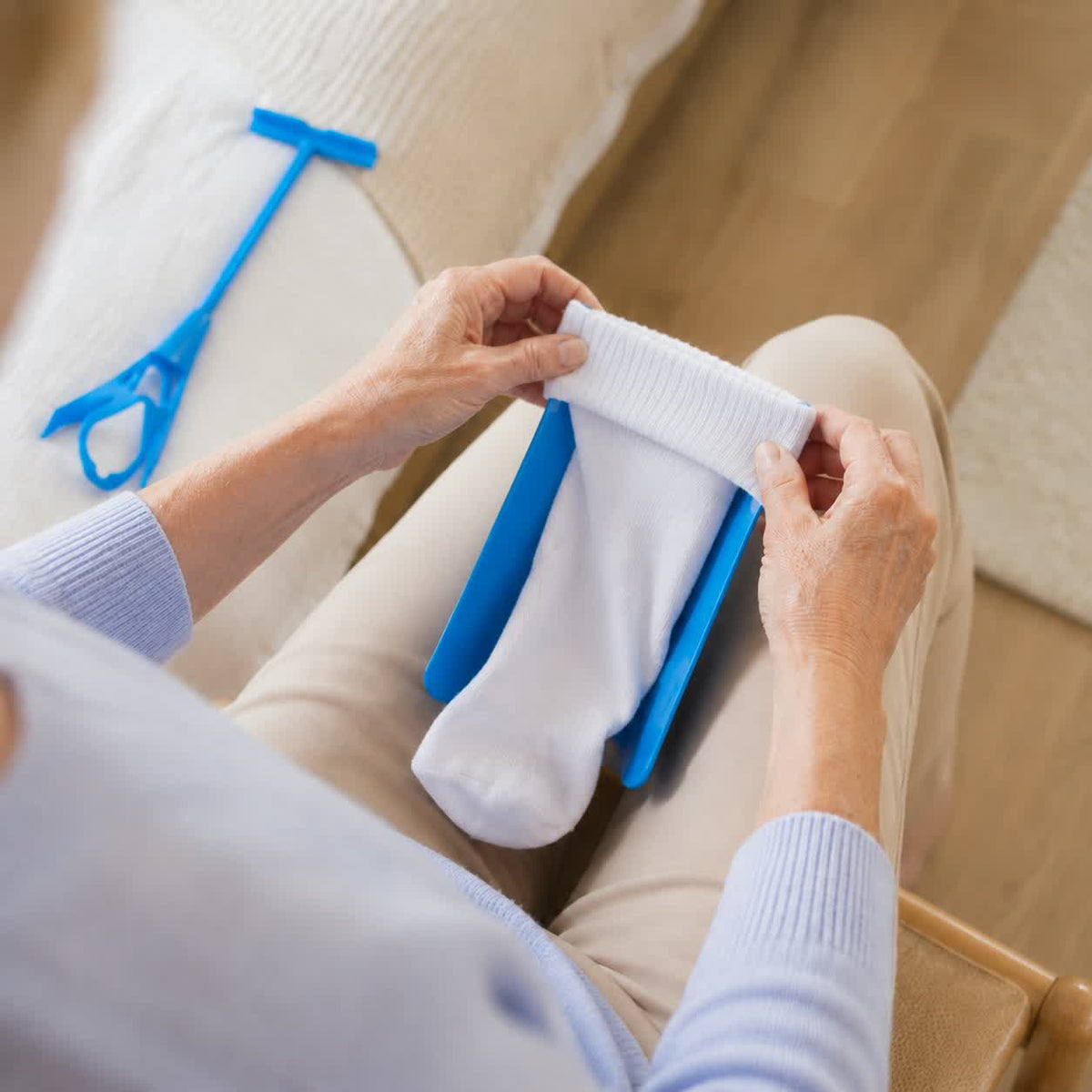 3-in-1 No-Bend Sock & Shoe Aid